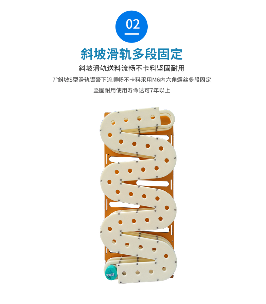冰箱內錫膏先進先出裝置滑軌式